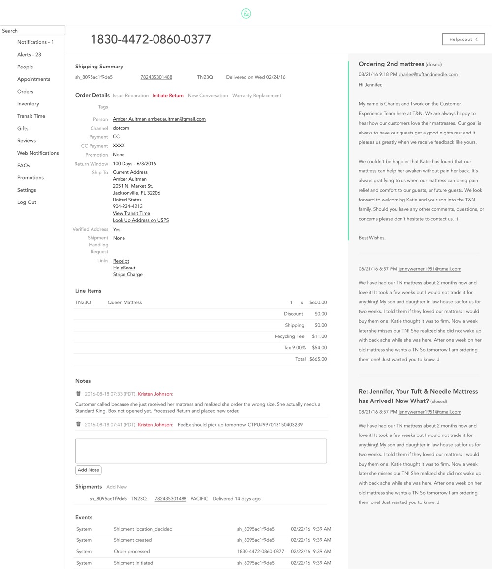 Another wireframe of the product page showing a upgrades in a different way