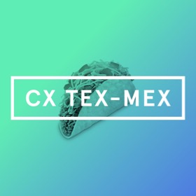 A color gradient overlaying a photo of a taco.